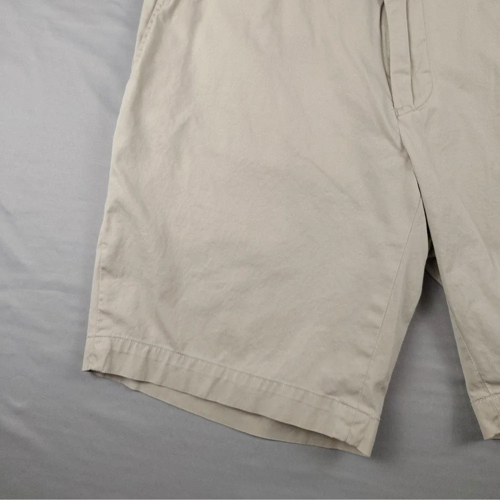 Polo Golf Ralph Lauren Shorts Mens 32 Beige Stretch Chino Golf Classic Fit Crest
